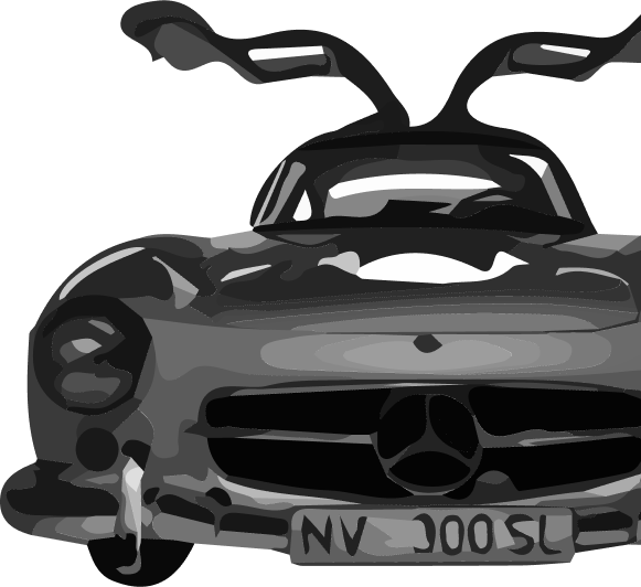 illustration of the mercedes benz